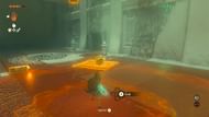 Use Ultrahand and the hot air balloon to carry the ball to the upper floor (Image via Nintendo)